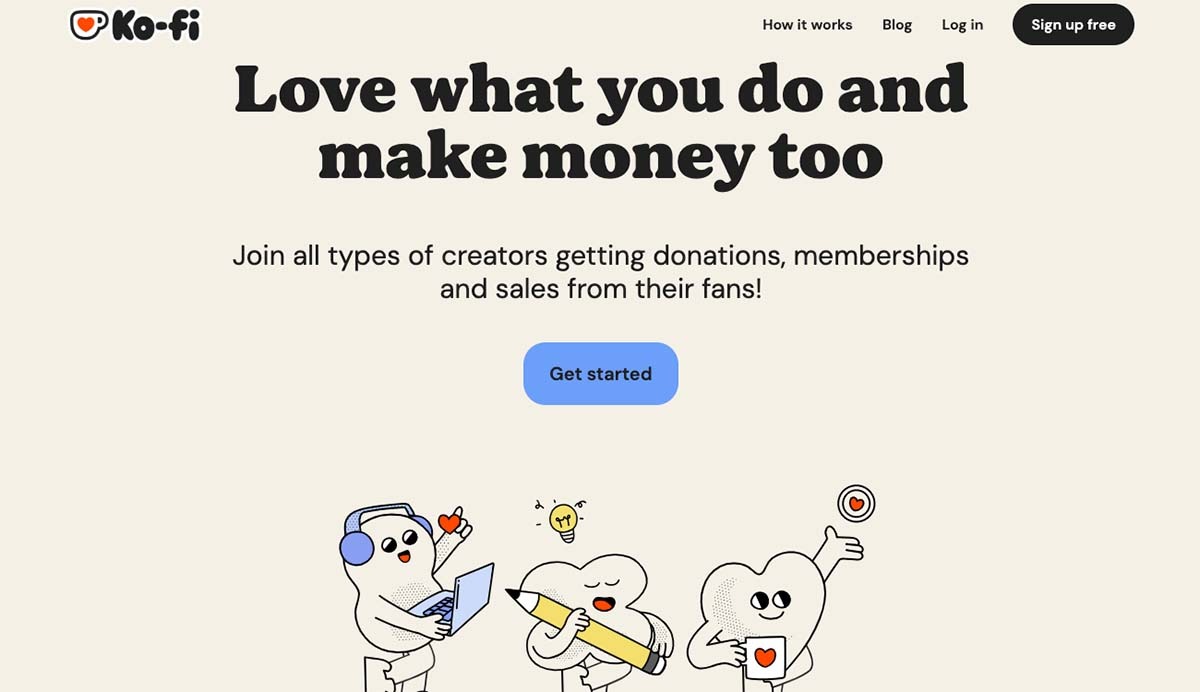 Ko-Fi - Patreon Alternatives